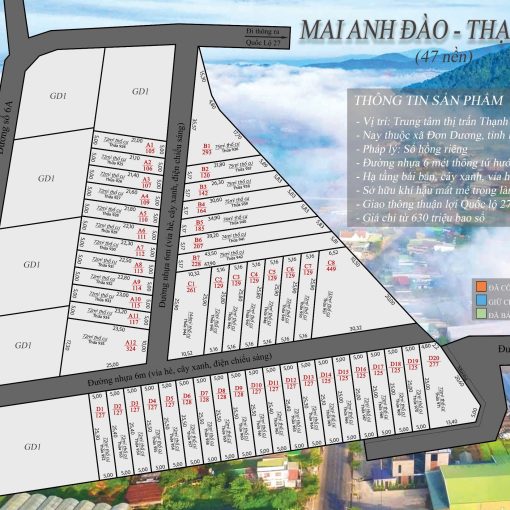 đất trung tâm gần đà lạt chi từ 630tr view đồi đường nhựa