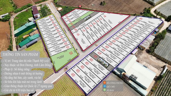 Đất nền nghỉ dưỡng Đơn Dương